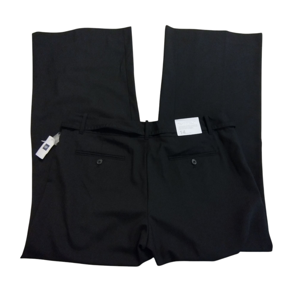 NWT Gap The Trouser Black Low Rise Women's Black Pants 14R - Picture 2 of 8